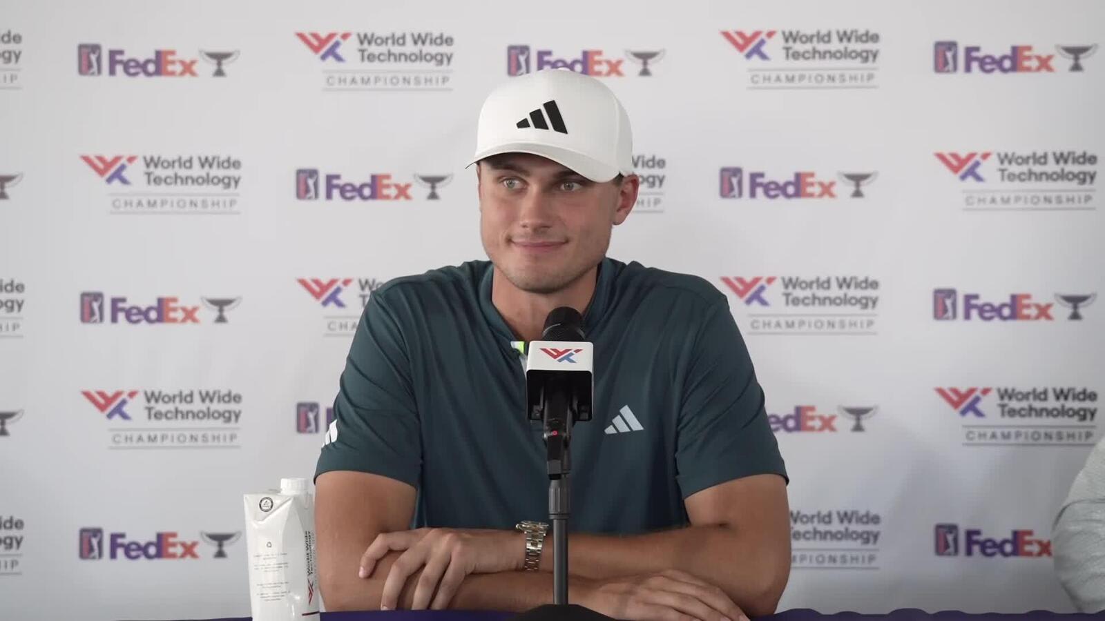 Ludvig Åberg on improving his FedExCup position during the FedExCup Fall