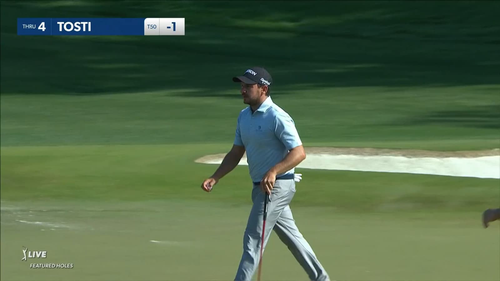 Alejandro Tosti's tee shot to 8-feet sets up birdie at Wells Fargo