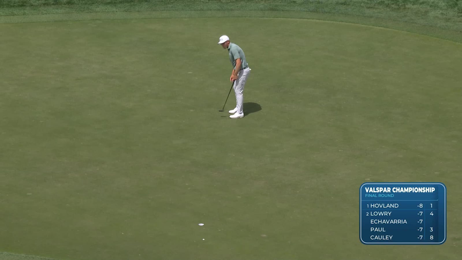 Seamus Power sinks a 21-foot birdie putt at Valspar