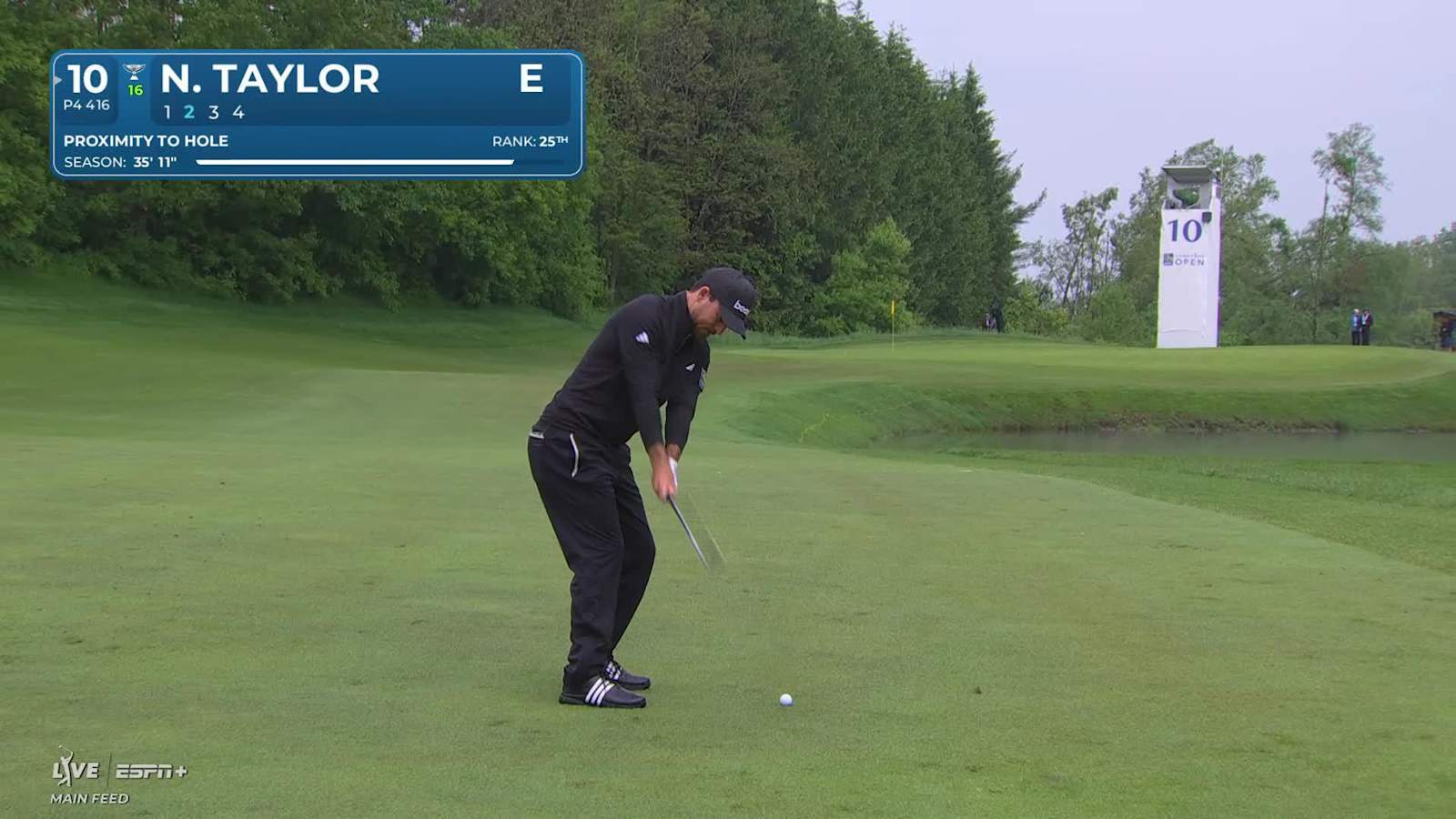 Nick Taylor makes birdie on No. 10 at RBC Canadian