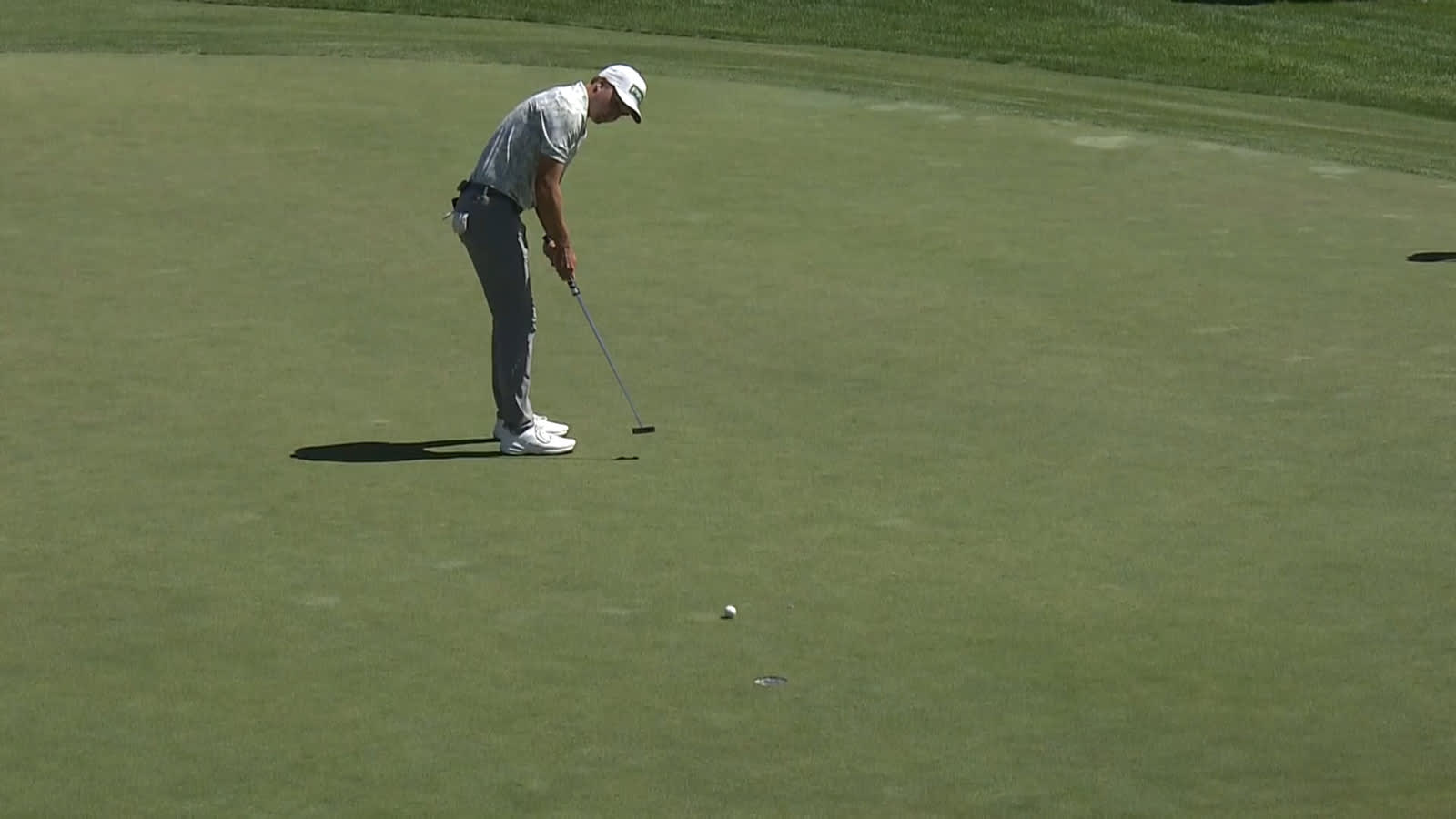Matt McCarty rolls in putt for birdie at Utah Championship