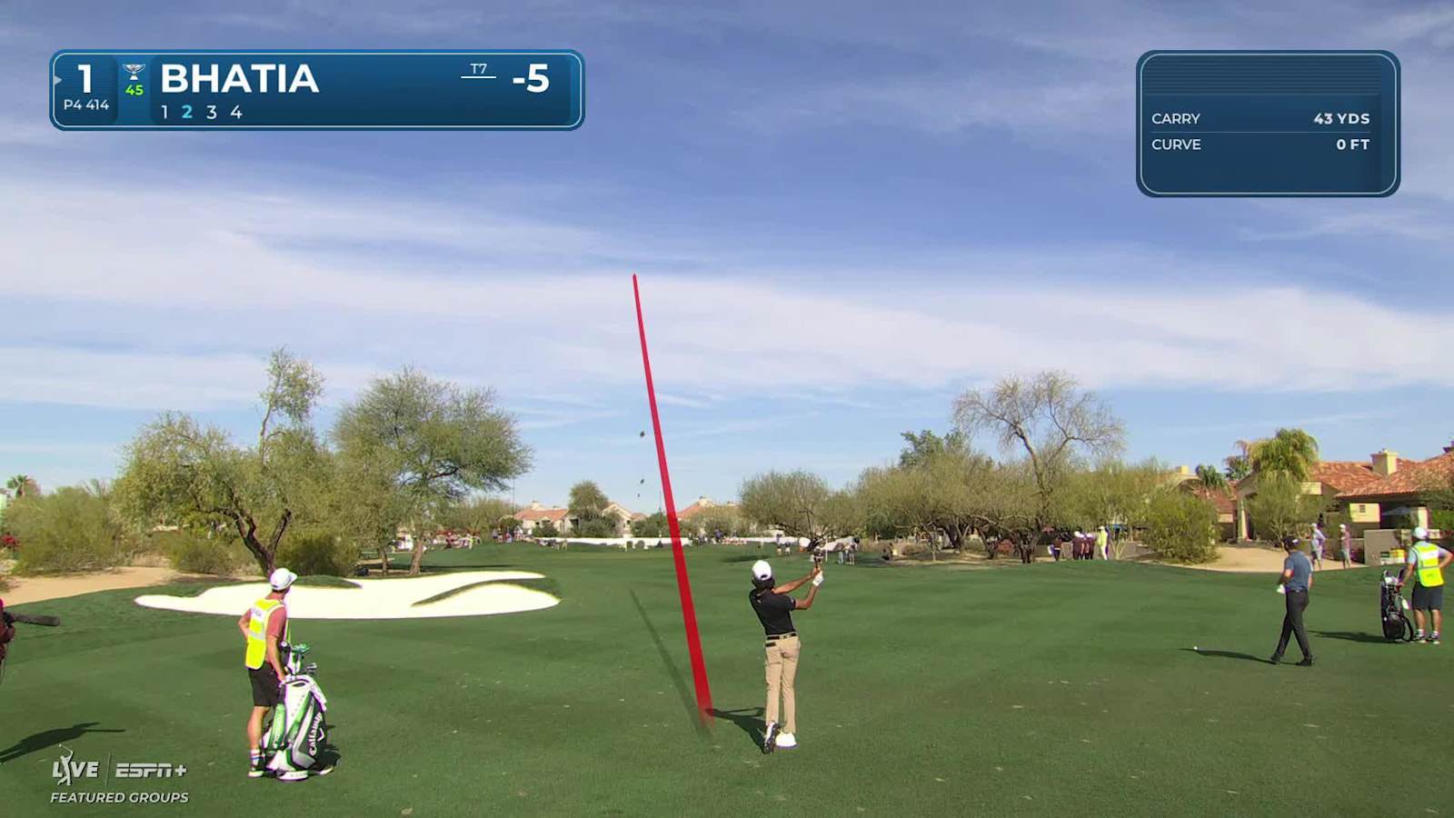 Akshay Bhatia sticks approach to 12 feet to set up birdie at WM Phoenix Open