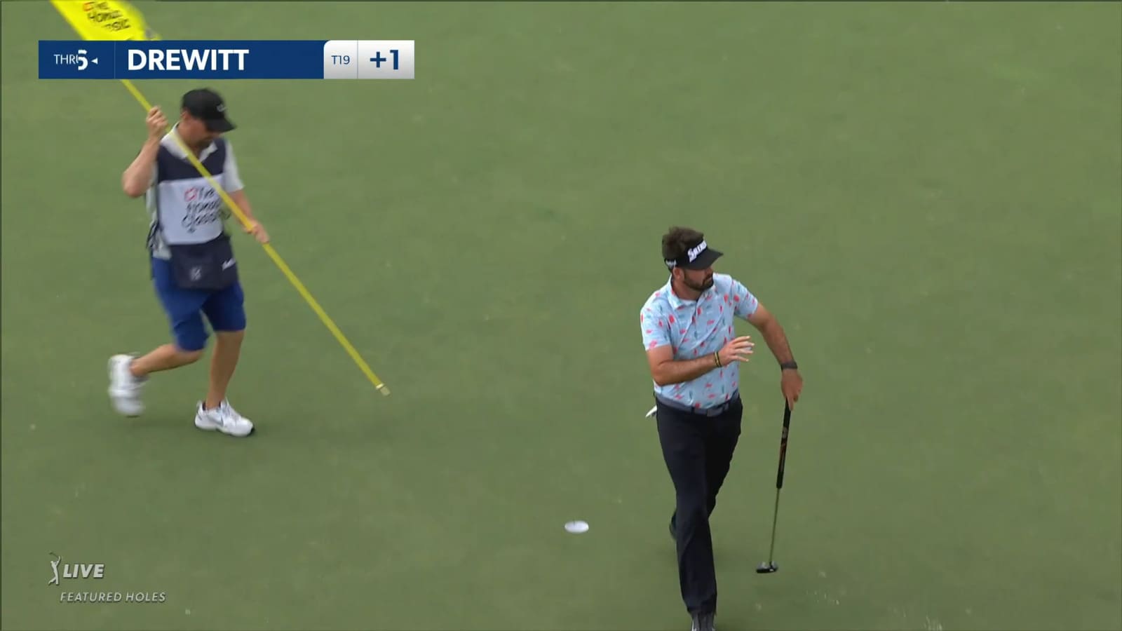 Brett Drewitt's tee shot to 4-feet leads to bounce-back birdie at Honda