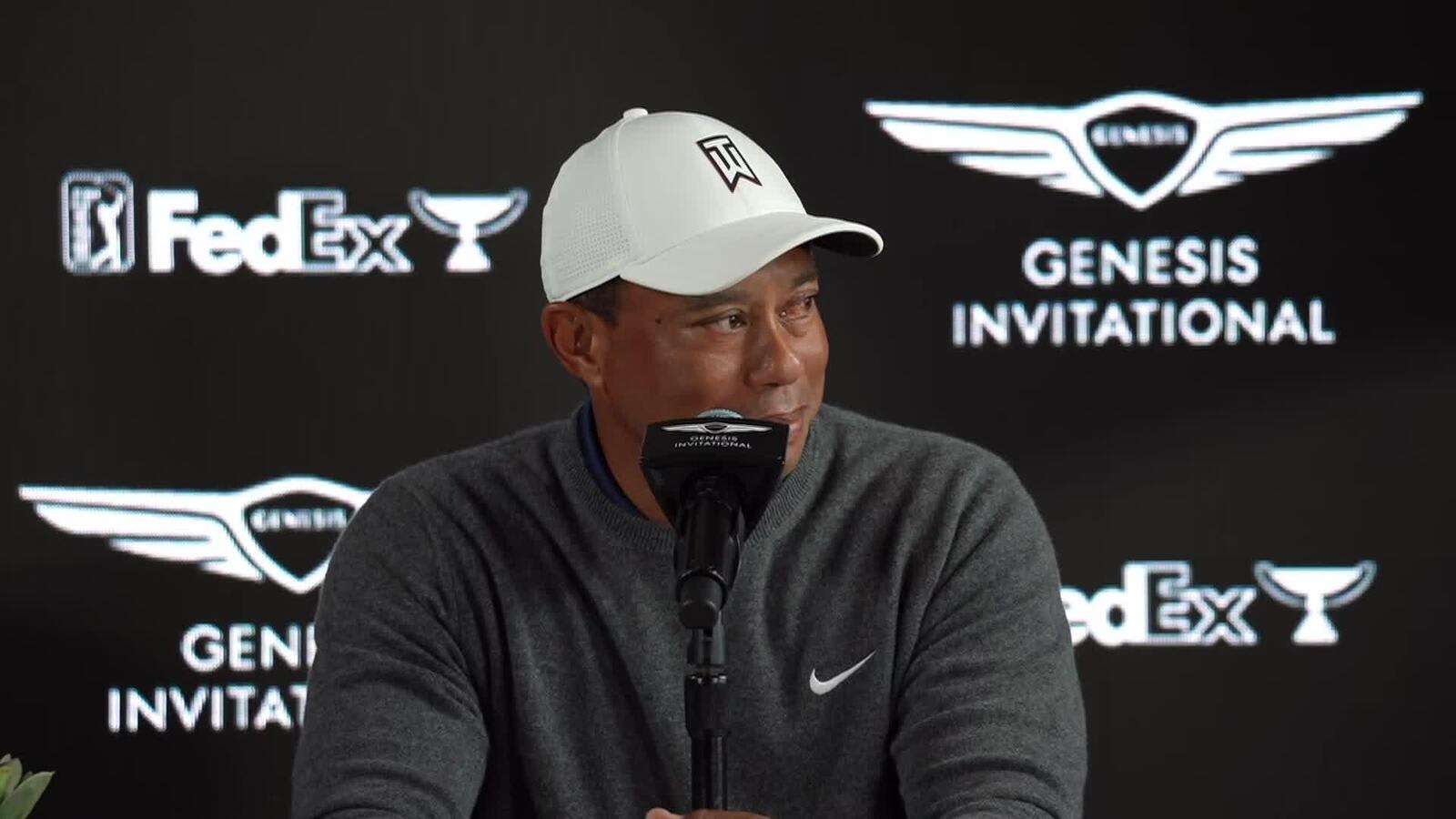 If I'm playing, I play to win Tiger Woods before Genesis