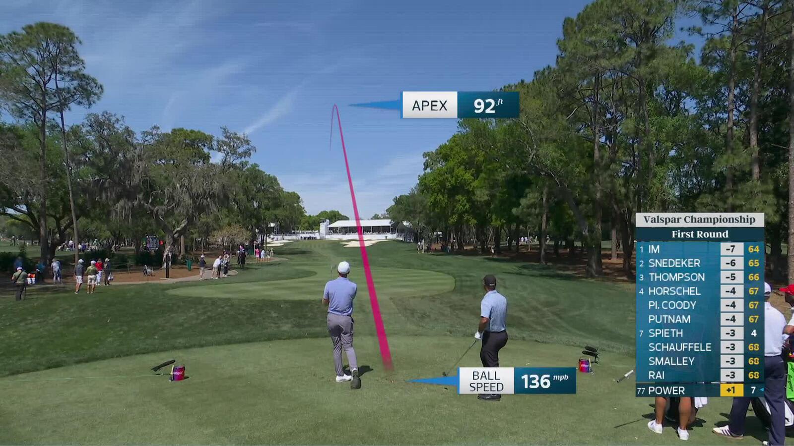Seamus Power hits 193-yard drive to 3 feet, nearly aces 17th at Valspar