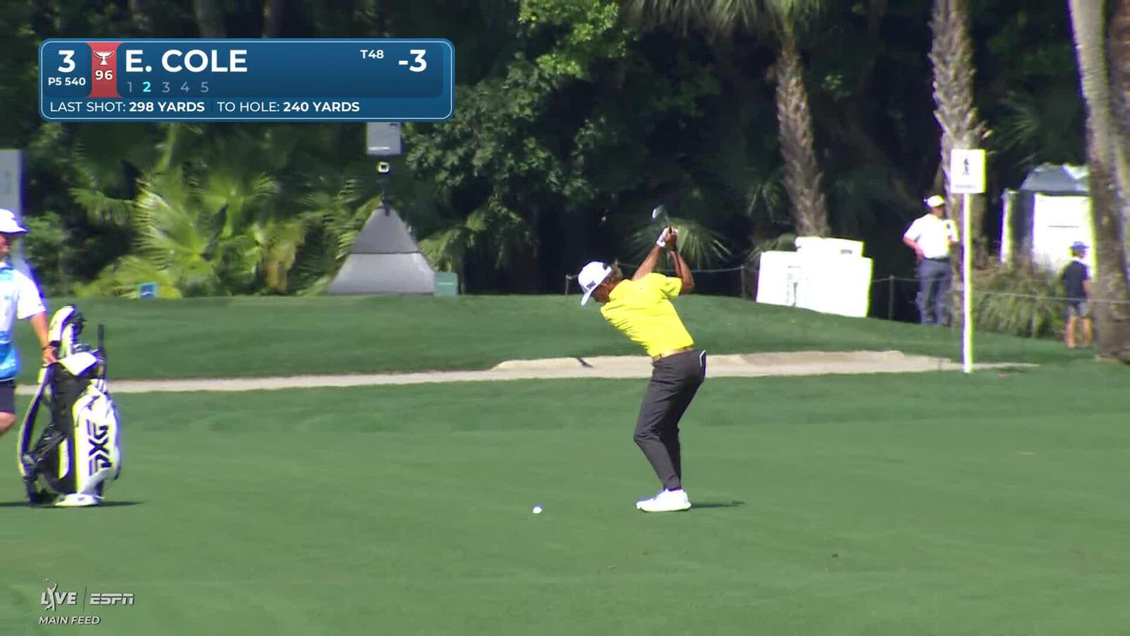 Eric Cole makes 7-foot birdie putt on No. 3 at Cognizant Classic