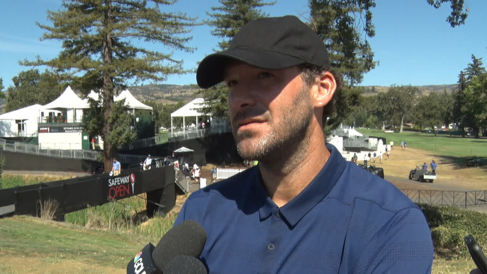 Tony Romo interview after Round 1 of Safeway Open