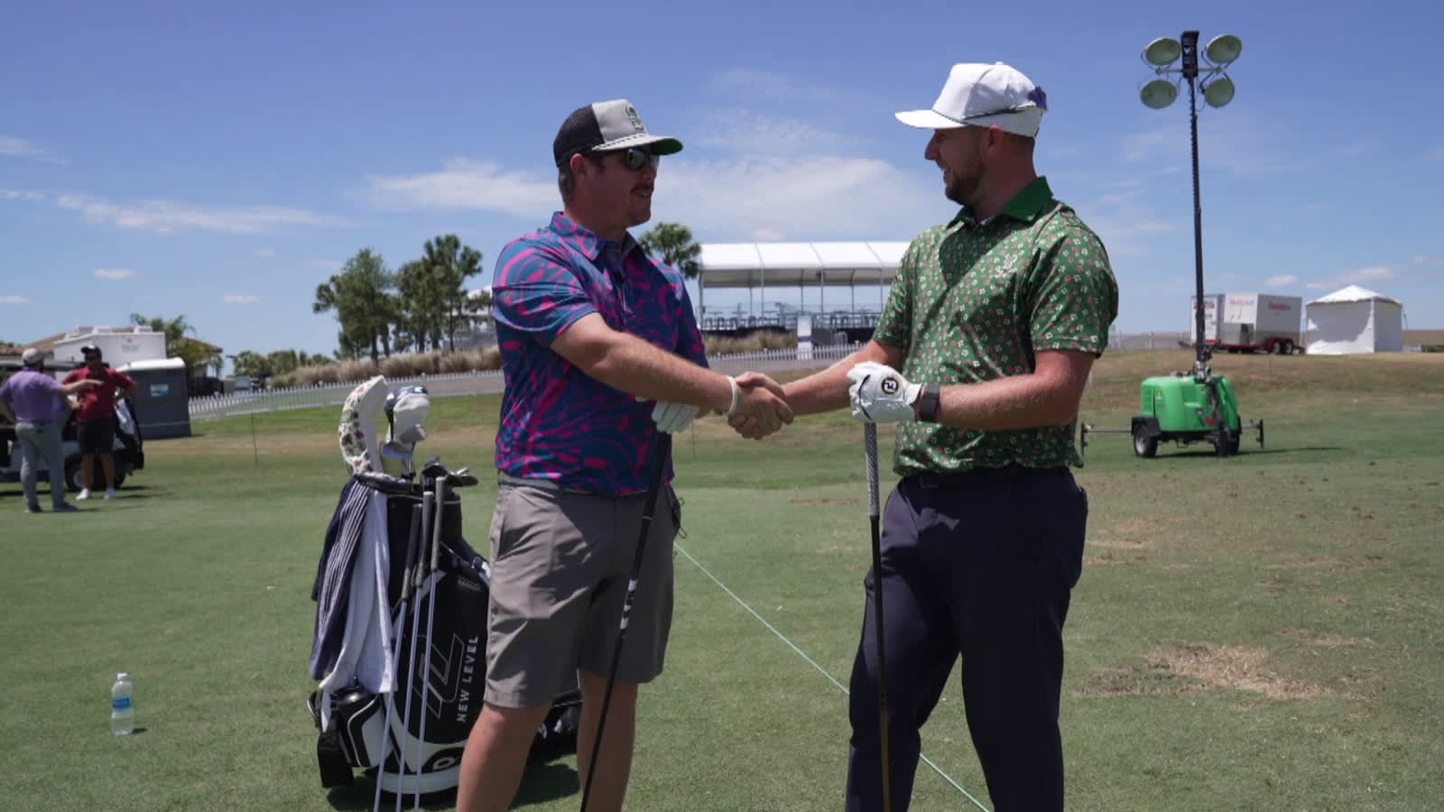 Launch monitor challenge | Alistair Docherty and Brady Calkins