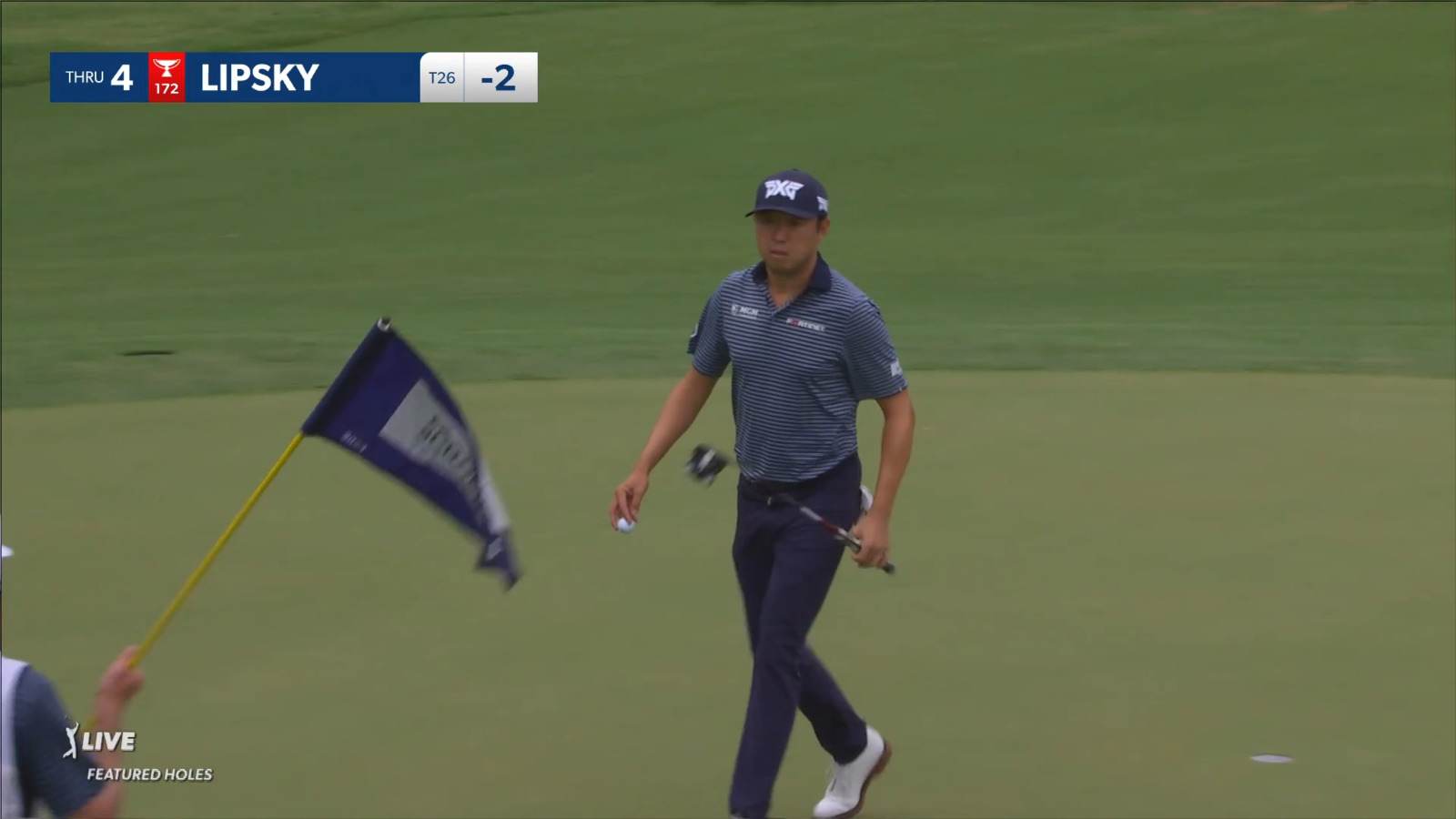 David Lipsky nearly aces No. 4 at Charles Schwab