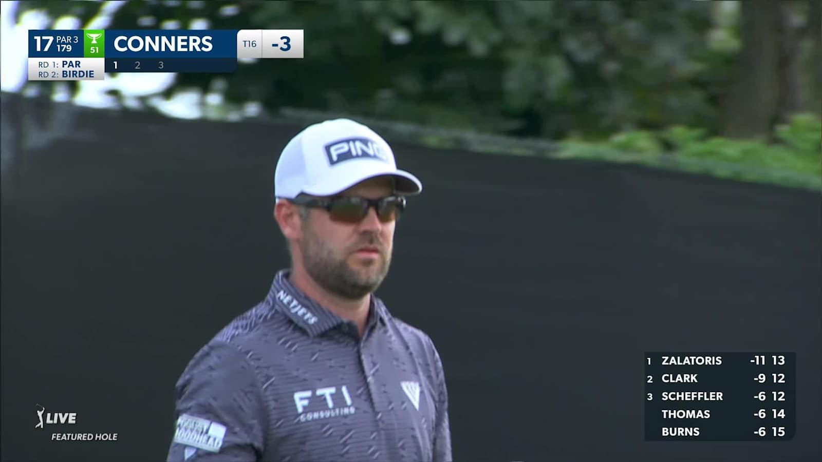 Corey Conners nearly aces No. 17 at Arnold Palmer