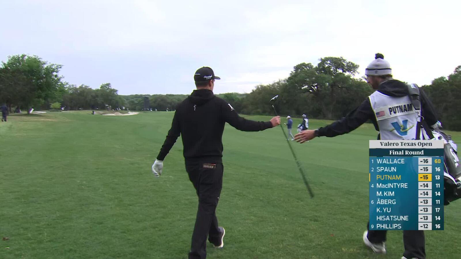 Andrew Putnam makes birdie on No. 14 at Valero