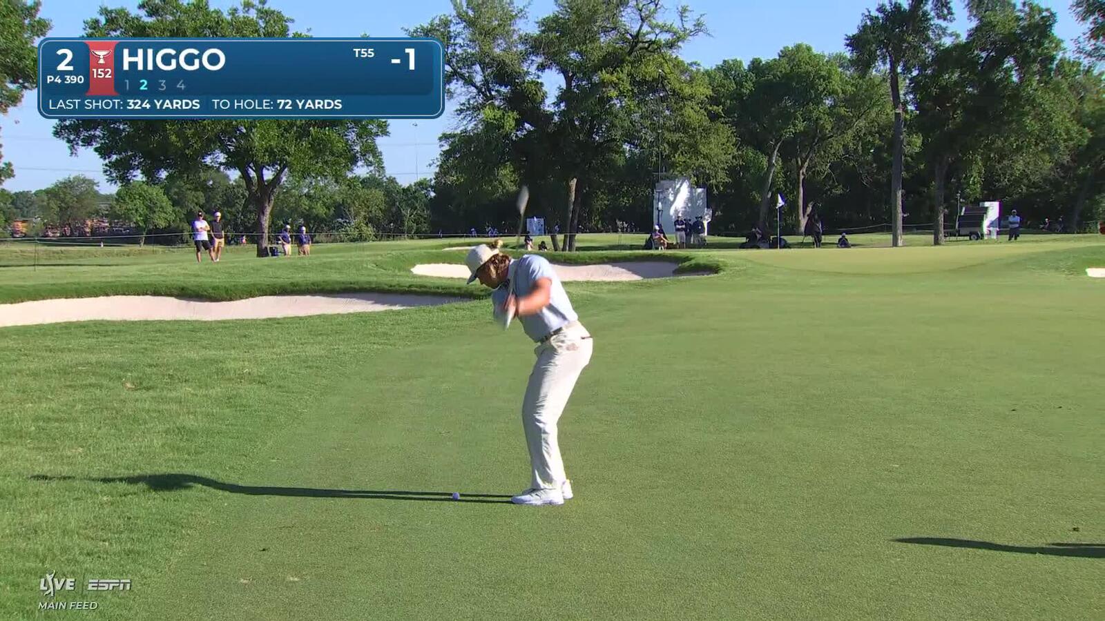 Garrick Higgo's 73-yard approach sets up birdie on No. 2 at Charles Schwab
