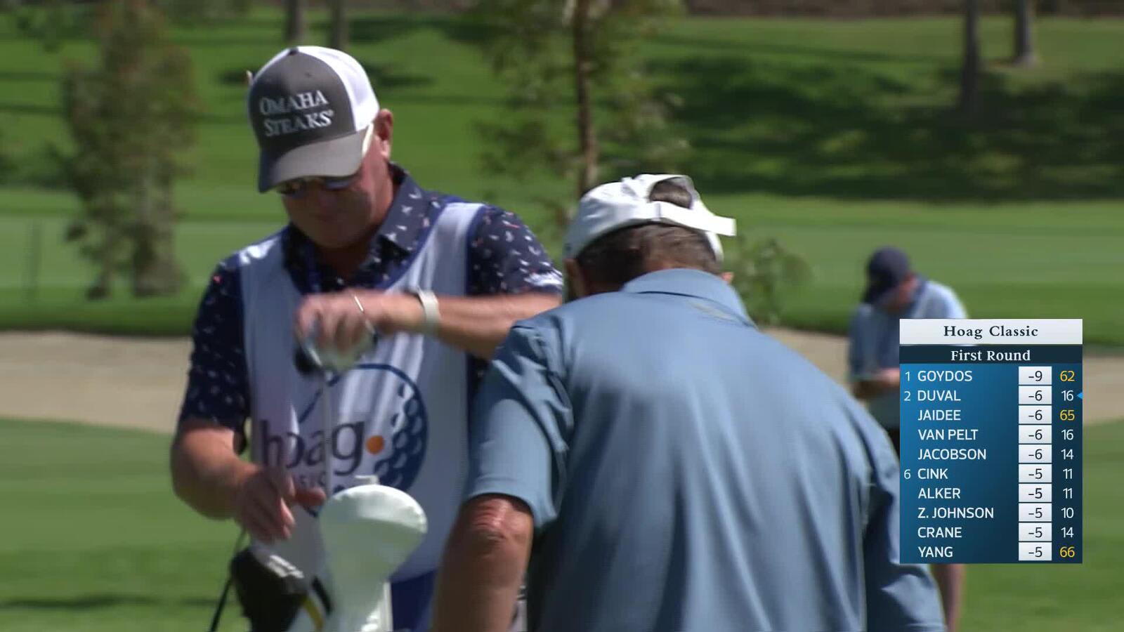 Steven Alker makes birdie on No. 12 at Hoag Classic