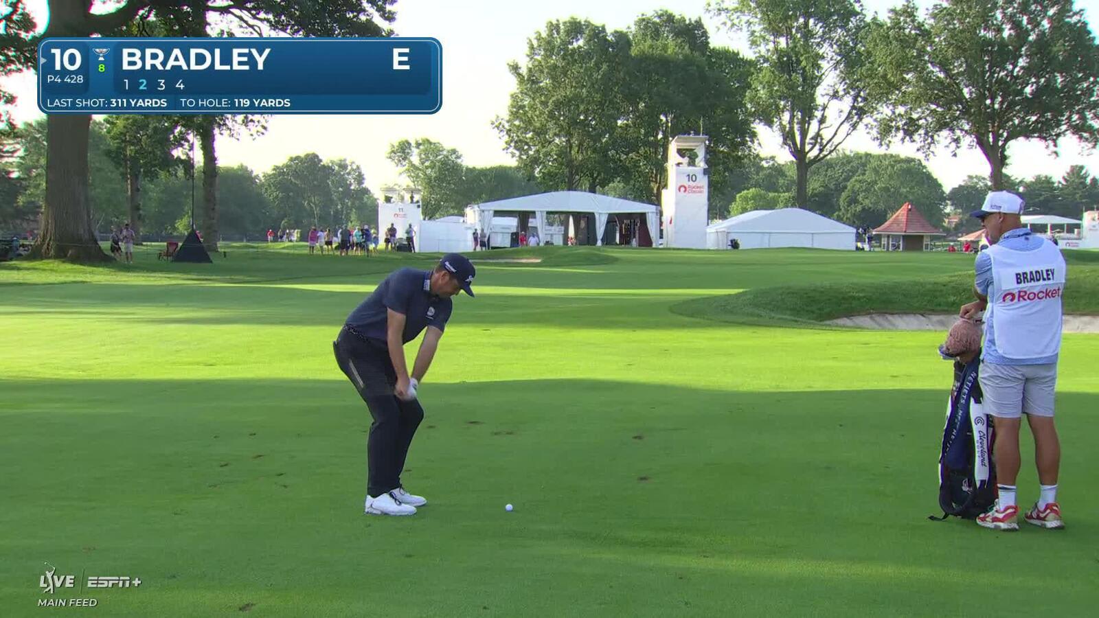 Keegan Bradley starts off with birdie at Rocket Classic