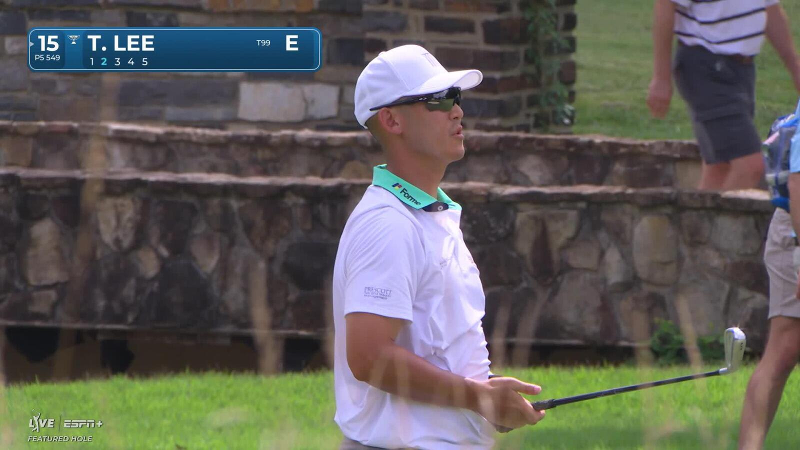 Tain Lee makes birdie on No. 15 at Wyndham