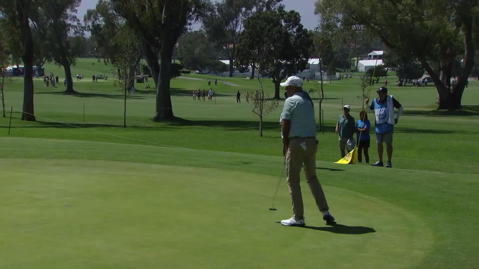 Stewart Cink makes birdie on No. 7 at Hoag Classic