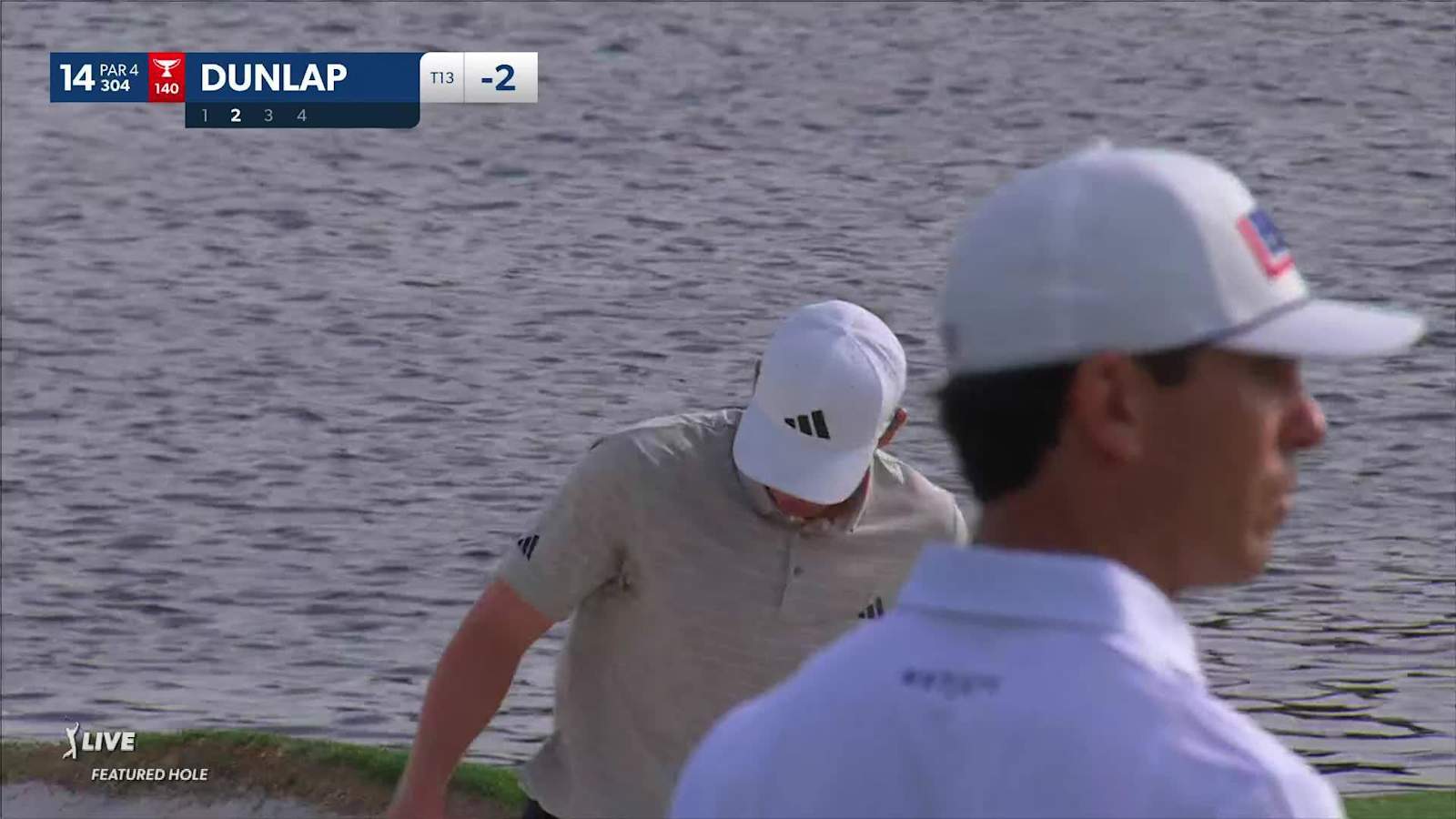 Nick Dunlap makes birdie on No. 14 at Wells Fargo