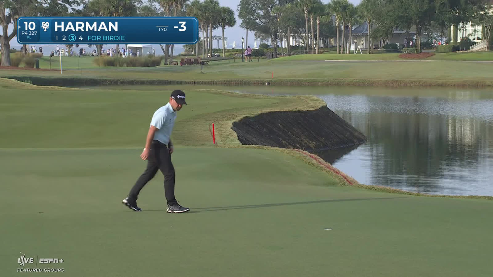 Brian Harman makes birdie on No. 10 at The RSM Classic