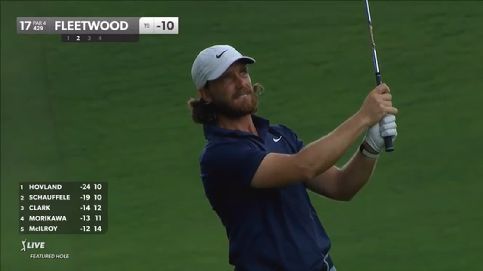 Tommy Fleetwood flies approach in close at TOUR Championship