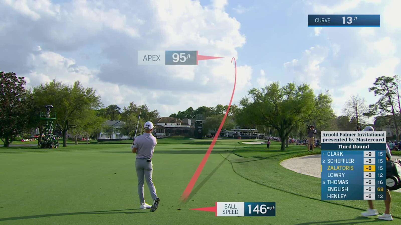 Will Zalatoris makes birdie on No. 16 at Arnold Palmer