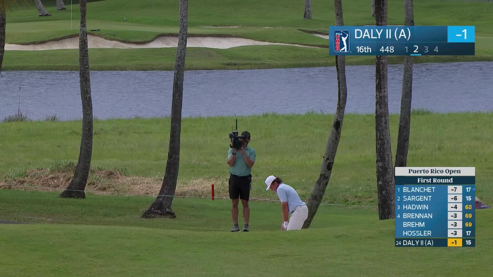John Daly II makes birdie on No. 16 at Puerto Rico