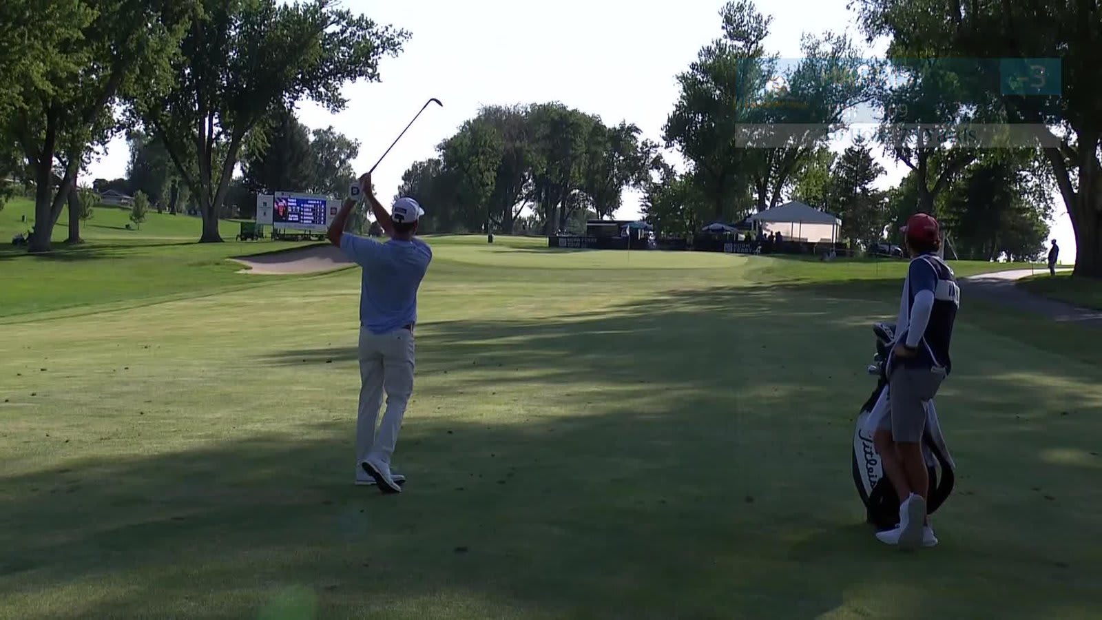 Frankie Harris makes birdie on No. 17 at Utah Championship