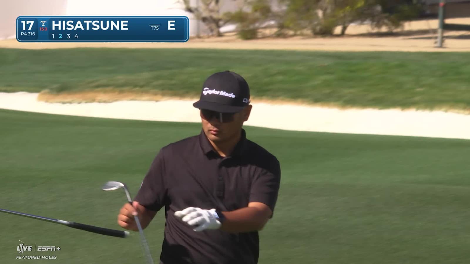 Ryo Hisatsune sinks birdie putt at WM Phoenix Open