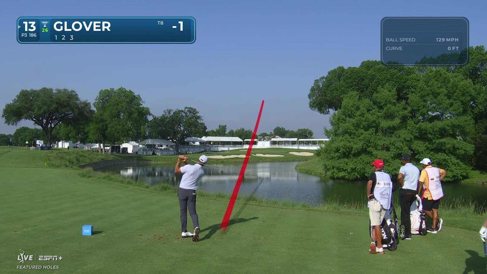 Lucas Glover nearly aces No. 13 at Charles Schwab