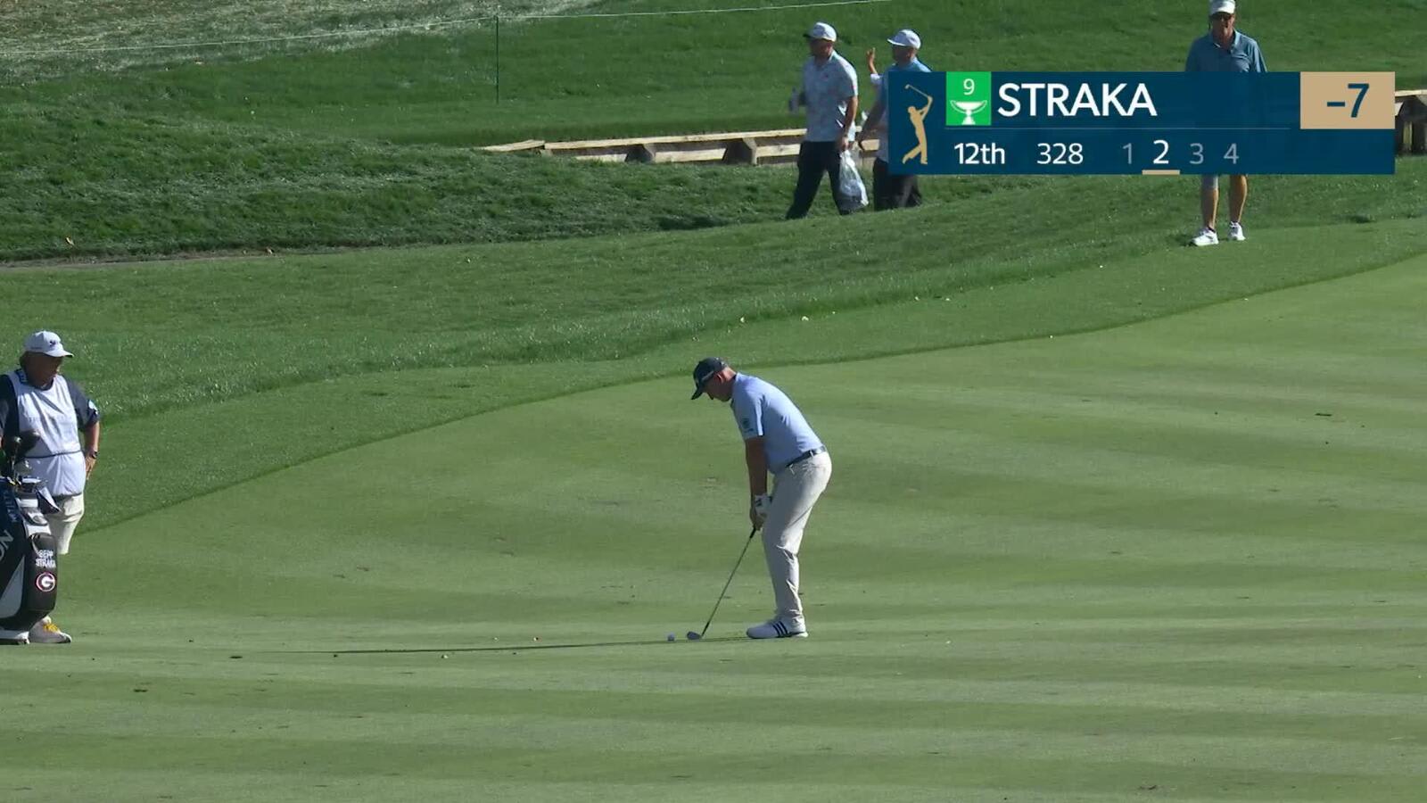 Sepp Straka hits 104-yard approach to 3 feet, sets up birdie on No. 12 at THE PLAYERS