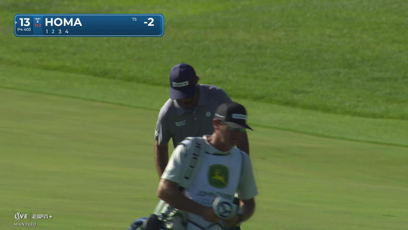 Max Homa makes birdie on No. 13 at John Deere