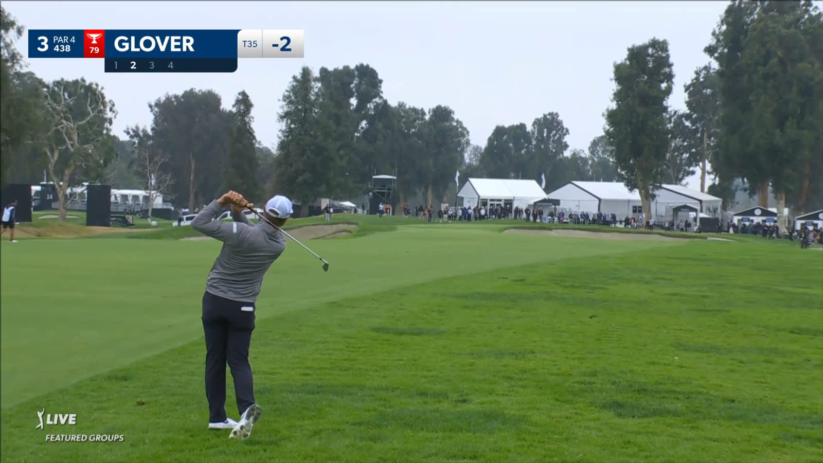 Lucas Glover uses nice approach to set up birdie at Genesis