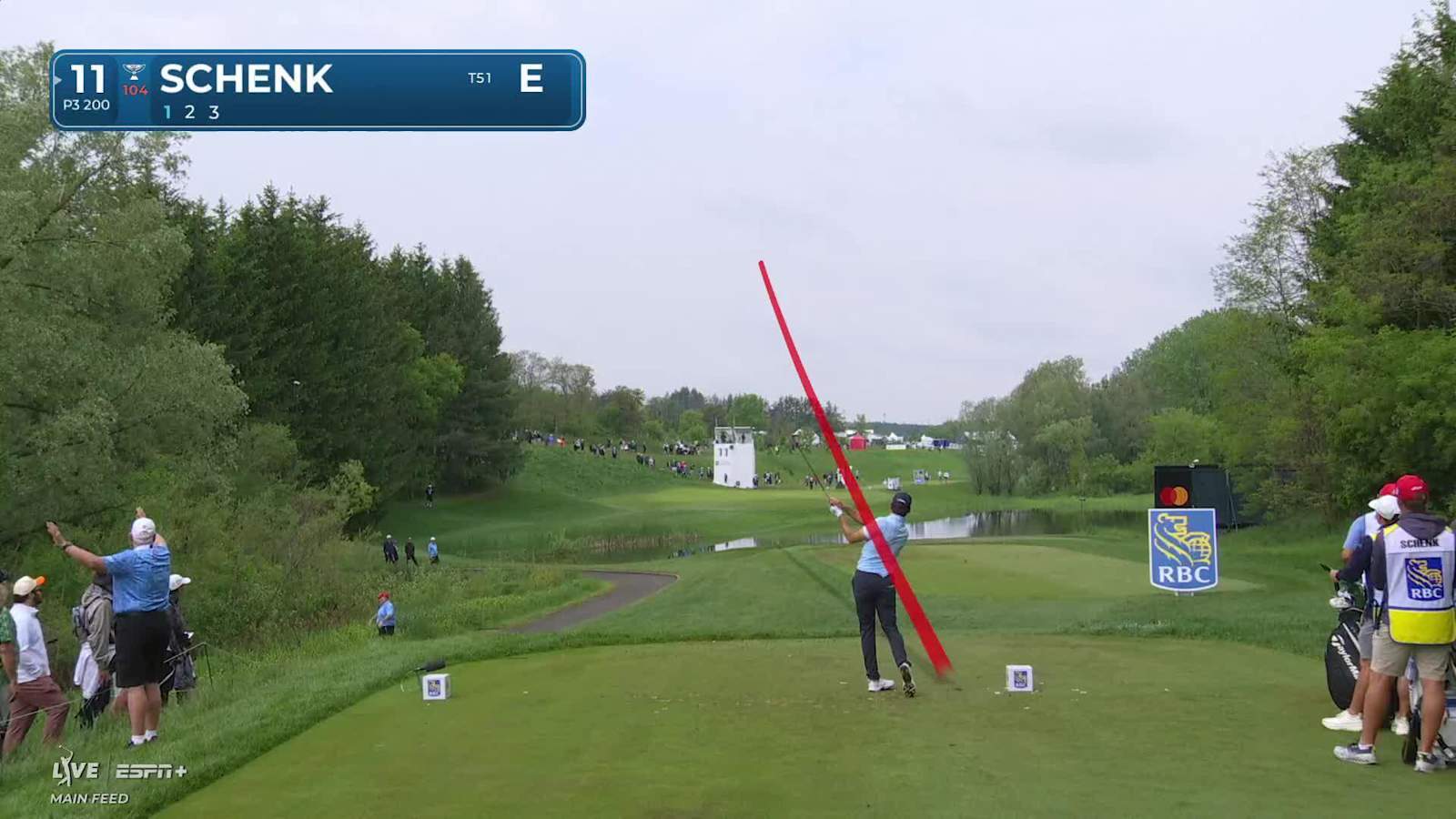 Adam Schenk makes birdie on No. 11 at RBC Canadian