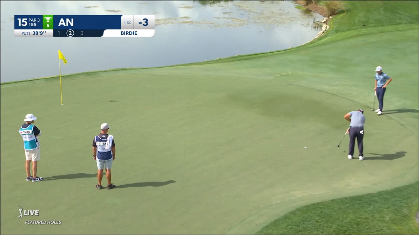 Byeong Hun An rolls in 38-footer for birdie at Cognizant Classic