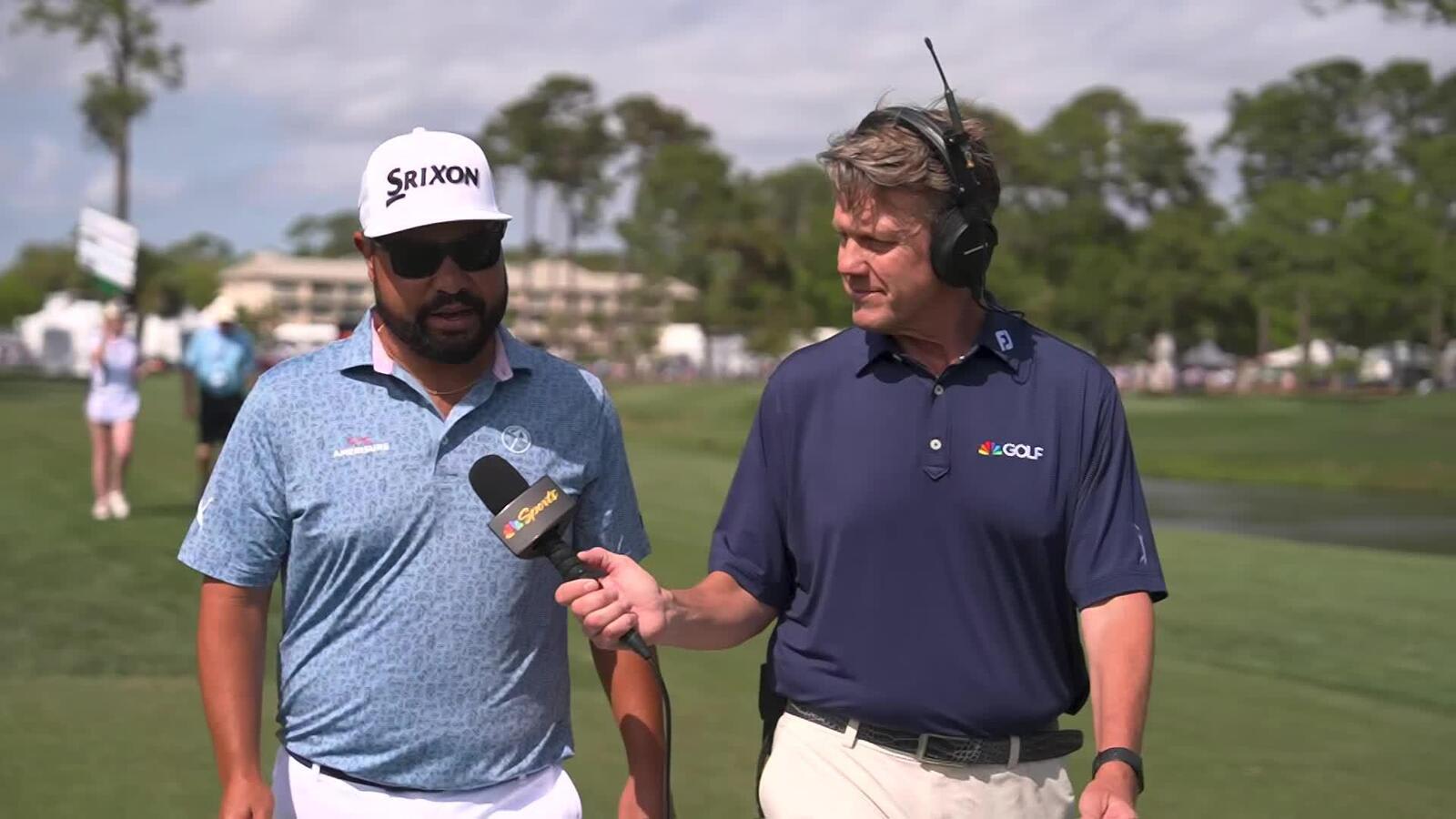 J.J. Spaun mic’d up during Round 2 of the RBC Heritage