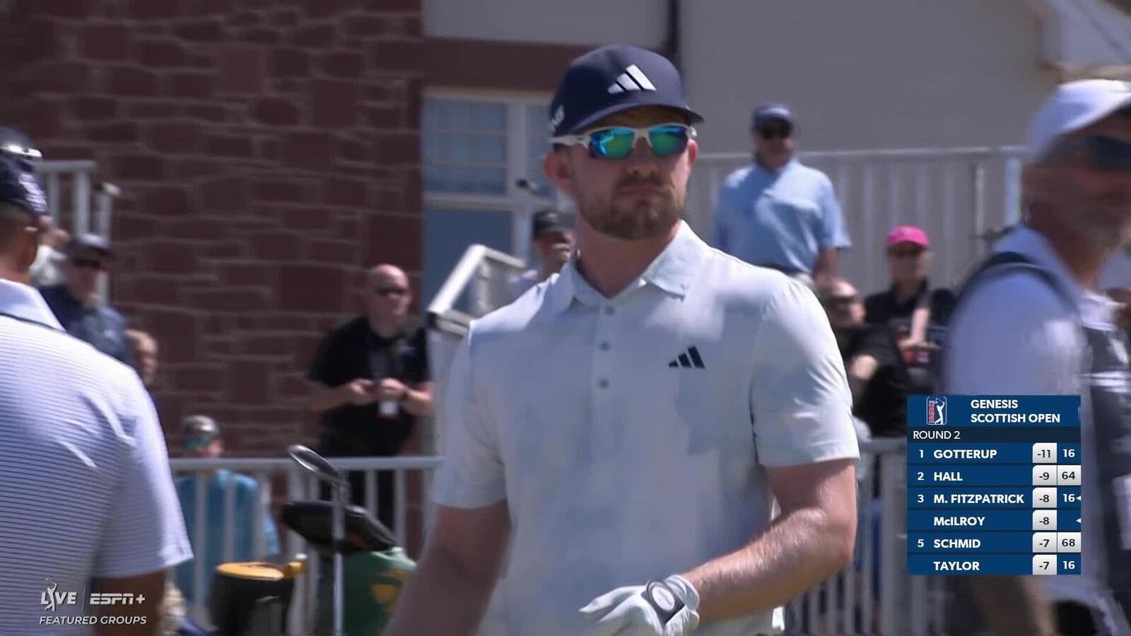 Connor Syme makes birdie on No. 6 at Genesis Scottish Open
