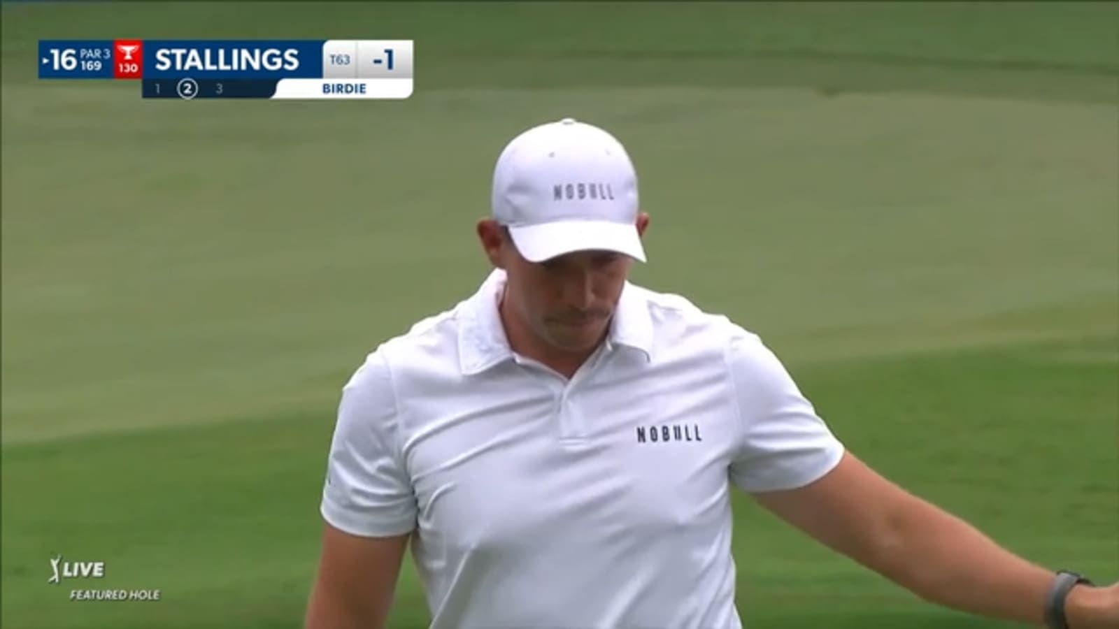 Scott Stallings' tee shot to 6 feet sets up birdie at Wyndham