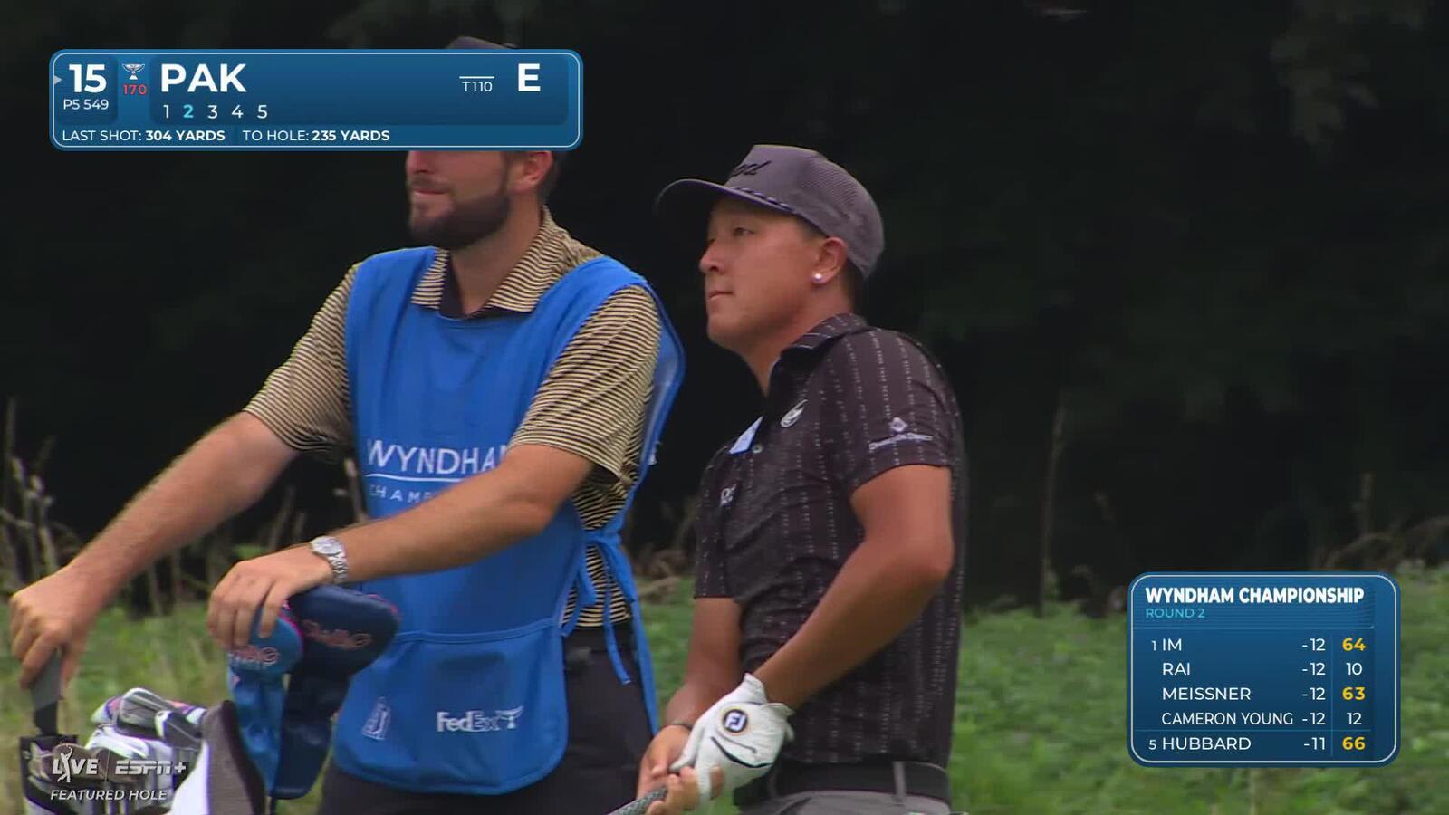 John Pak makes birdie on No. 15 at Wyndham