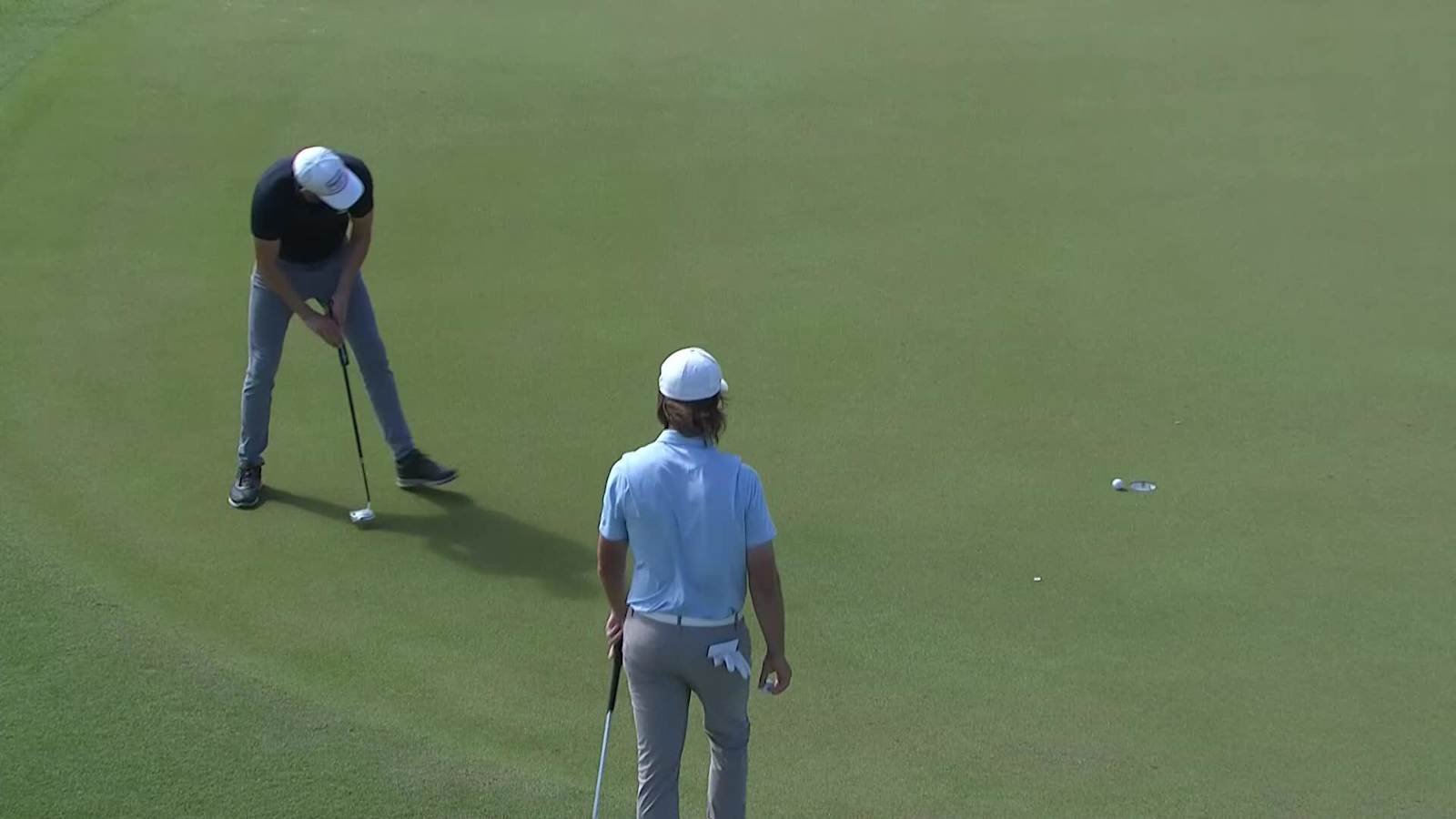 D.J. Trahan sinks birdie putt at Puerto Rico