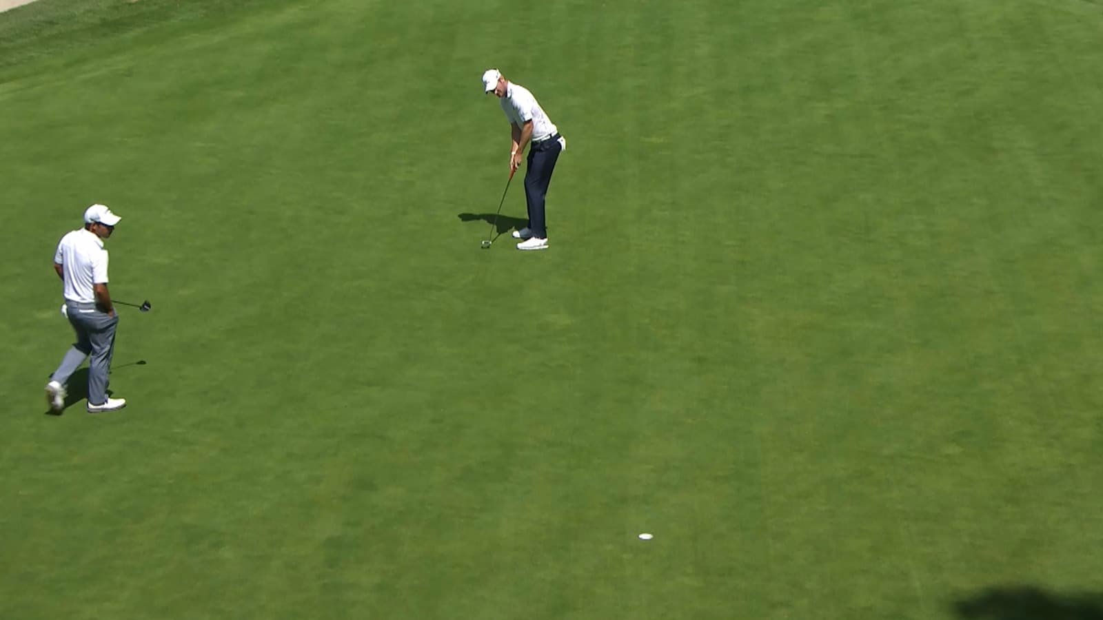 Chris Wood's long birdie effort on No. 9 at Mexico Championship
