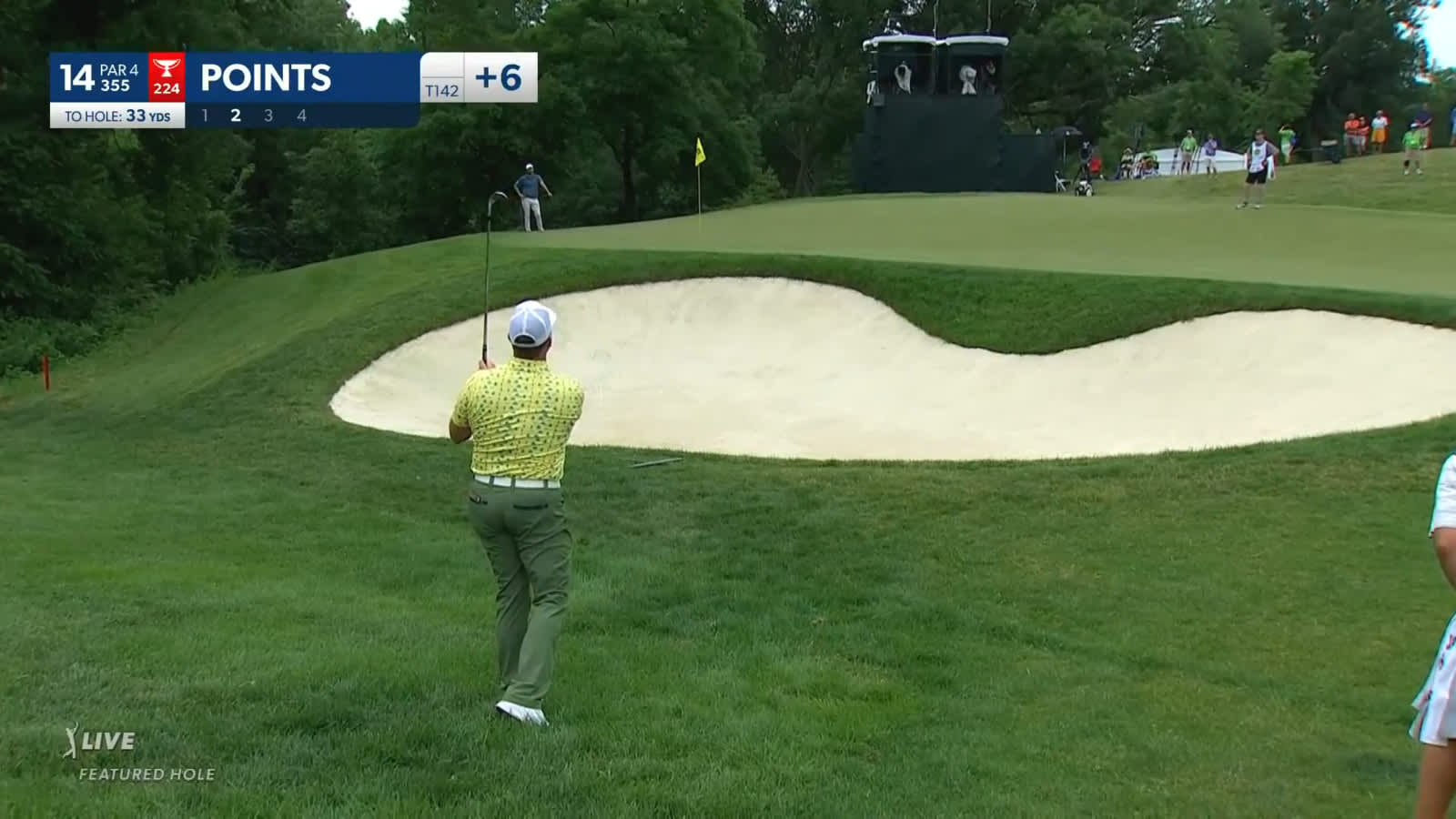 D.A. Points wedges it close to set up birdie at John Deere