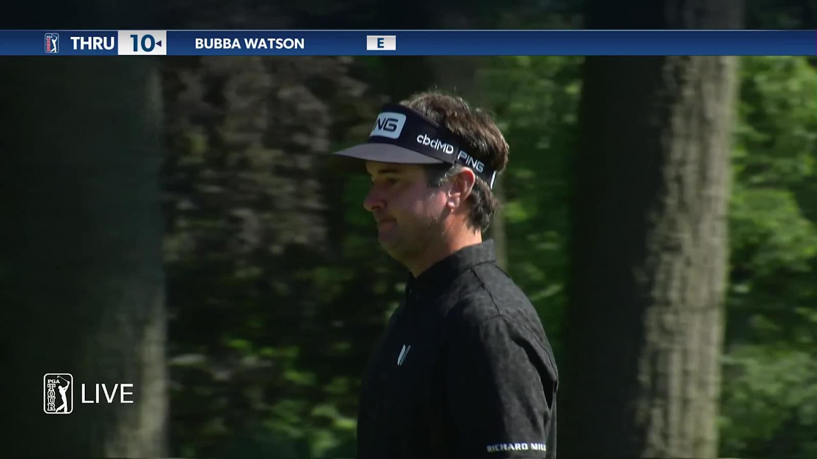 Bubba Watson stops wedge shot 5 feet from flag and birdies at Rocket Mortgage