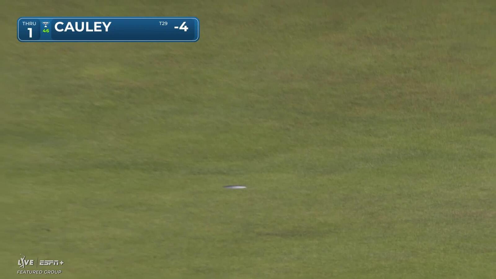 Bud Cauley sinks a 28-foot birdie putt on No. 1 at Genesis Scottish Open