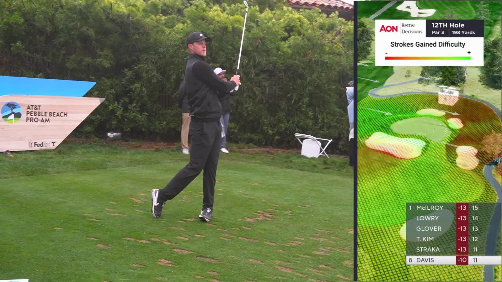 Breakdown of No. 12 at Pebble Beach Golf Links