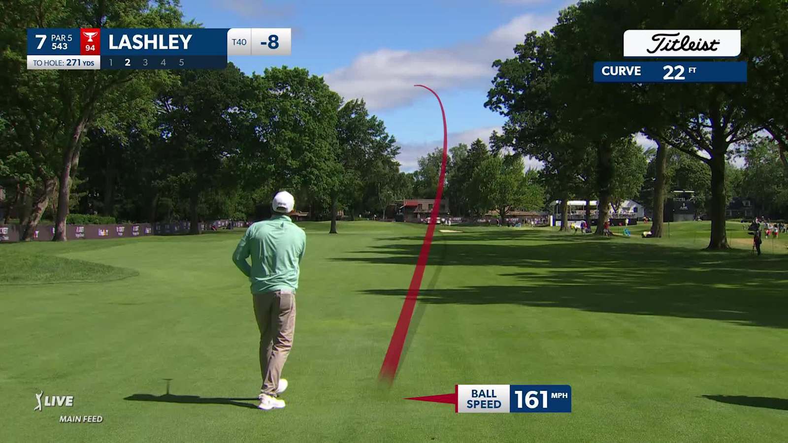 Nate Lashley gets up-and-down for birdie at Rocket Mortgage