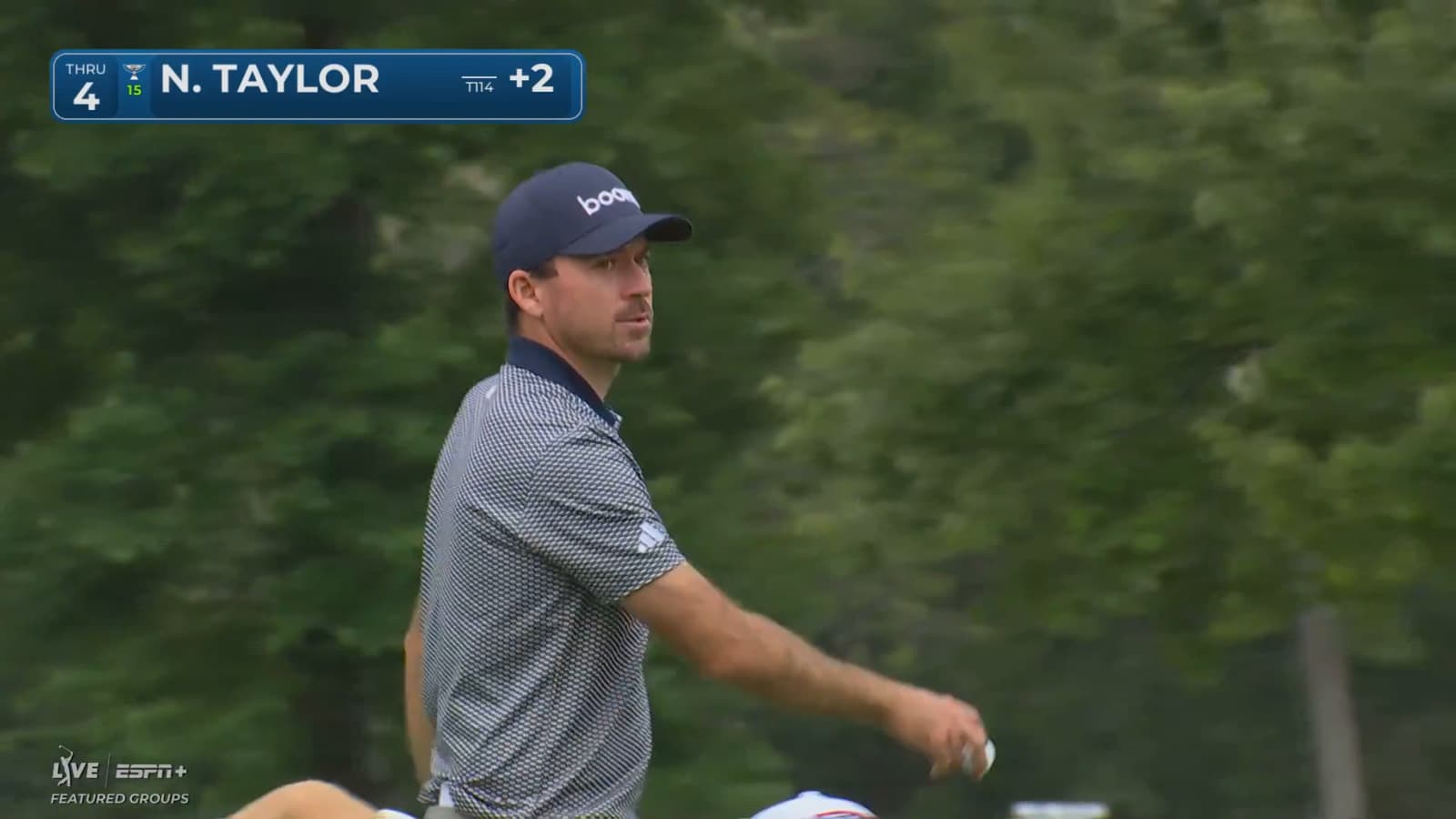 Nick Taylor holes 12-foot birdie putt at Houston Open