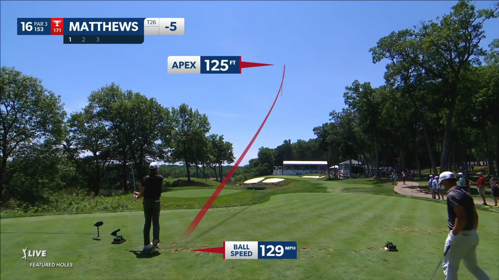 Brandon Matthews uses crafty tee shot to set up birdie at John Deere