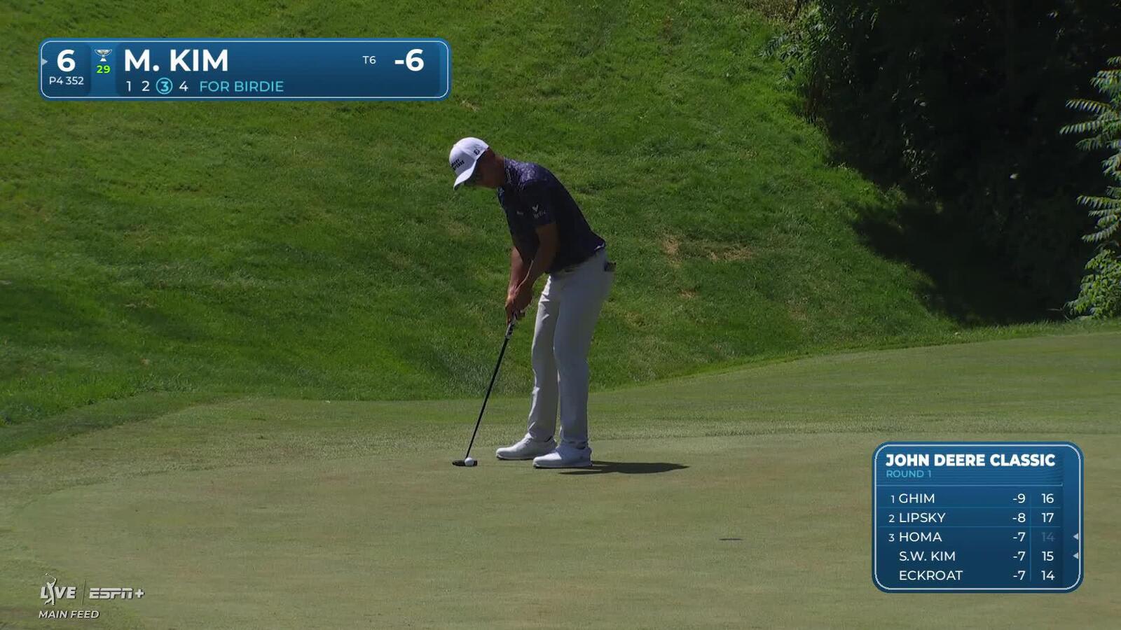 Michael Kim makes birdie on No. 6 at John Deere
