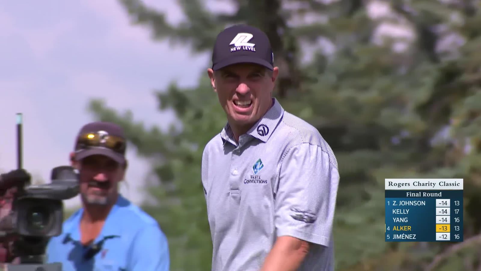 Steven Alker makes birdie on No. 14 at Rogers Charity Classic