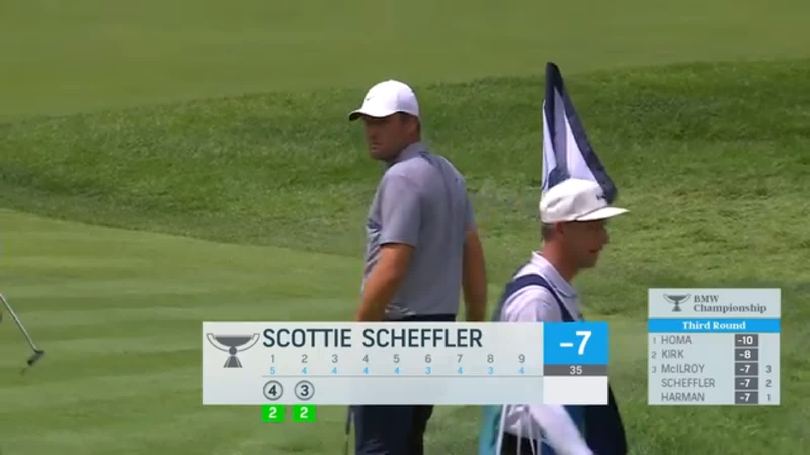 Scottie Scheffler's dialed-in approach leads to birdie at BMW Championship