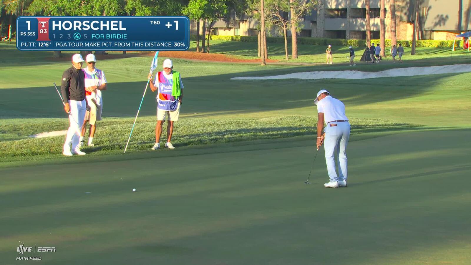 Billy Horschel makes 13-foot birdie putt on No. 1 at Valspar